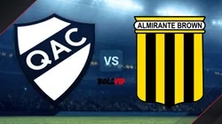 Quilmes vs. Almirante Brown.