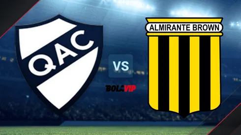 Quilmes vs. Almirante Brown.