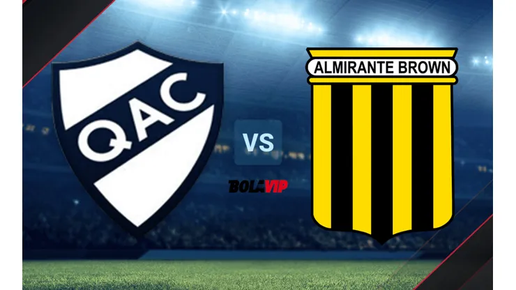 Quilmes vs. Almirante Brown.