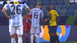 Se emocionó Bilardo: el gesto de Dibu Martínez cuando parecía lesionado