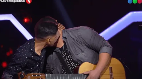 Los hermanos Gabriel y Gonzalo Moyano contaron la pérdida de su padre y enamoraron a Ricardo Montaner con su chacarera (Fuente: YouTube La Voz Argentina)