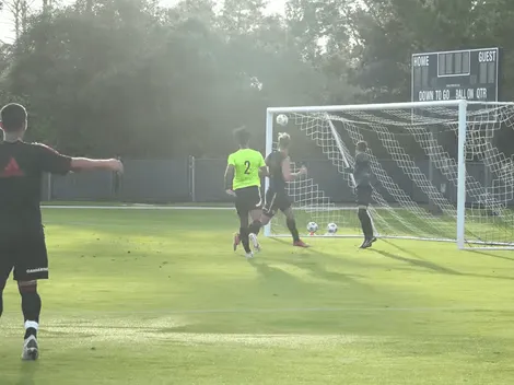 Imposible clavarla más al ángulo: el golazo de Girotti en el amistoso de River