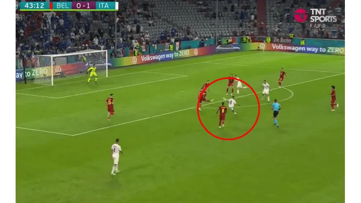 Video: el golazo de Insigne para Italia ante Bélgica