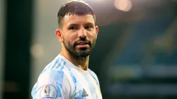 Sergio Agüero en la Selección Argentina.