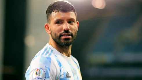 Sergio Agüero en la Selección Argentina.