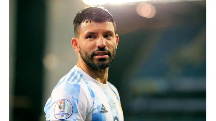 Sergio Agüero en la Selección Argentina.