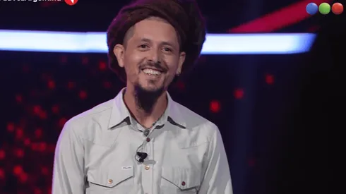 Damián Verón, el participante que compararon con Juan Román Riquelme (Fuente: YouTube La Voz Argentina)