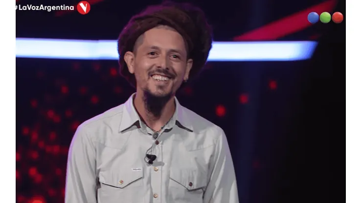 Damián Verón, el participante que compararon con Juan Román Riquelme (Fuente: YouTube La Voz Argentina)