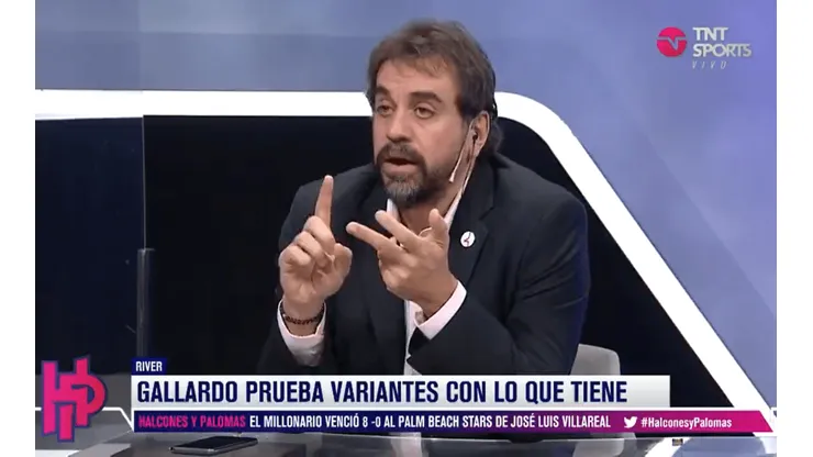 Distasio no entiende una decisión del Muñeco.