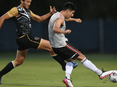 Llueven memes: Fontana metió su primer gol en River, pero no lo vio nadie