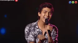 Guido Encinas, el participante que ya conocía a la jurada Soledad Pastorutti (Fuente: YouTube La Voz Argentina)