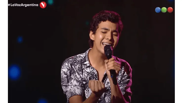 Guido Encinas, el participante que ya conocía a la jurada Soledad Pastorutti (Fuente: YouTube La Voz Argentina)