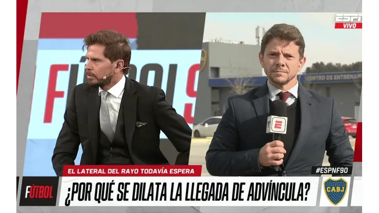 Diego Monroig avisó que Boca iría otra vez por Bustos si se cae lo de Advíncula