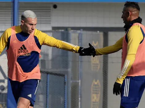 Llegó un 9: Briasco convirtió su primer gol en Boca