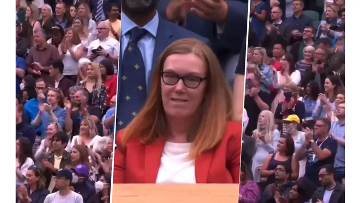 Aplausos para Sarah Gilbert, una de las cocreadoras de la vacuna de Oxford.
