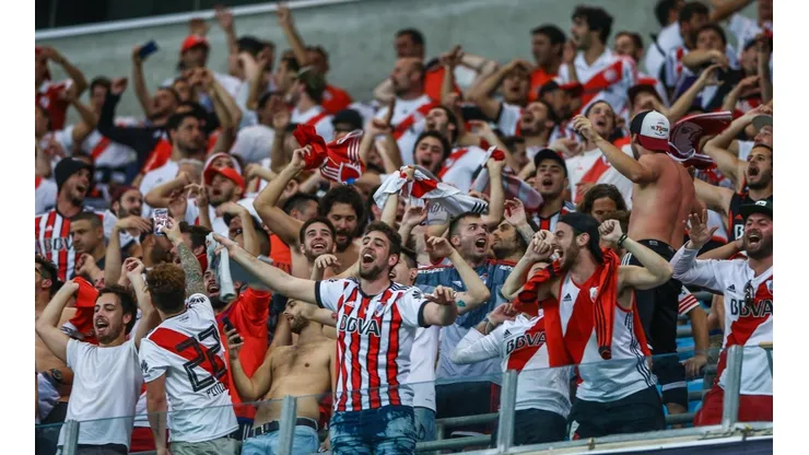 Hinchada de River ante Gremio por la Copa Libertadores 2018 (Foto: Getty Images)