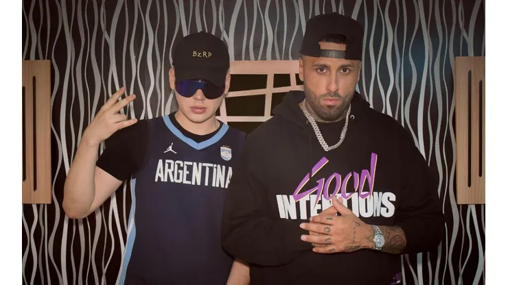 Hasta lo nombra a Diego: Bizarrap sacó la session con Nicky Jam y explotó todo