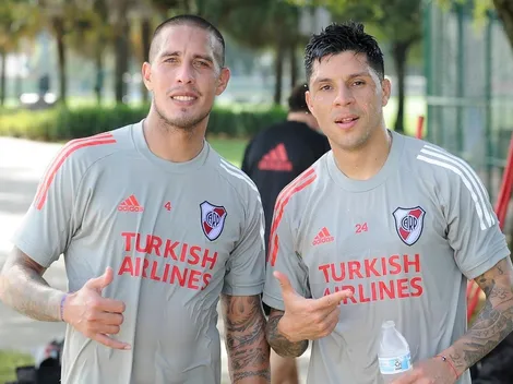 Ya lo apadrinó: la foto de Enzo Pérez con su tocayo Fernández