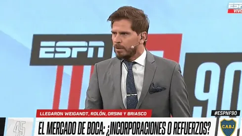 Vignolo contó que habla con Ameal y que le marcó algo sobre Boca: "Me escuchó"