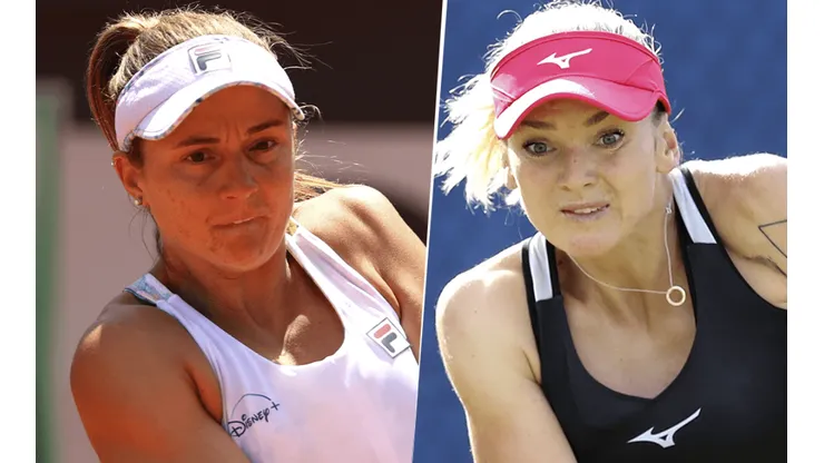 Nadia Podoroska vs. Tereza Martincová por Wimbledon (Foto: Getty Images).
