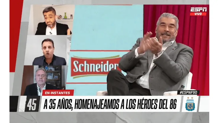 Bulos elogió a Messi y le pusieron los puntos en vivo: "Hagamos un programa libre de humo".