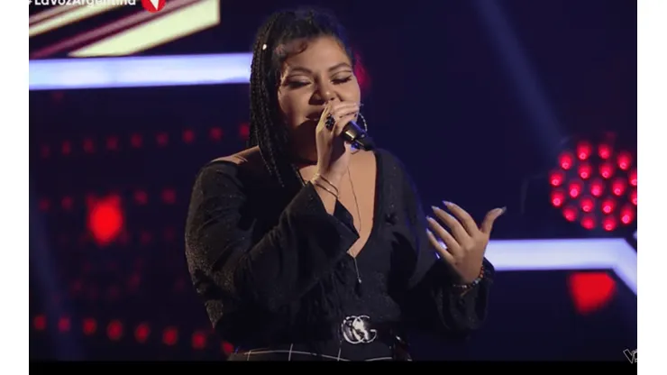 Esperanza Careri, la participante que sorprendió a todo el jurado (Fuente: YouTube La Voz Argentina)