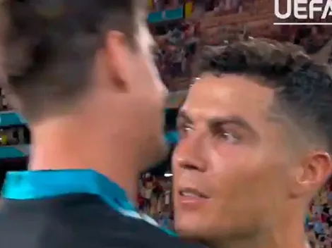 Cristiano quedó afuera de la Eurocopa y le dijo a Courtois una frase bien argentina