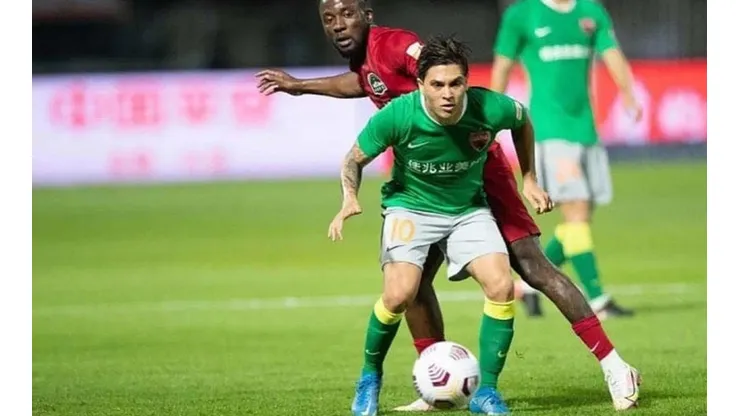Juan Fernando Quintero en el fútbol de China.