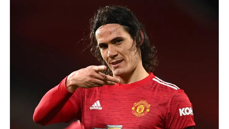 Edinson Cavani, delantero de Manchester United.