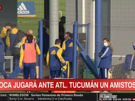 Magia intacta: Buffarini tiró una rabona antes de irse de Boca