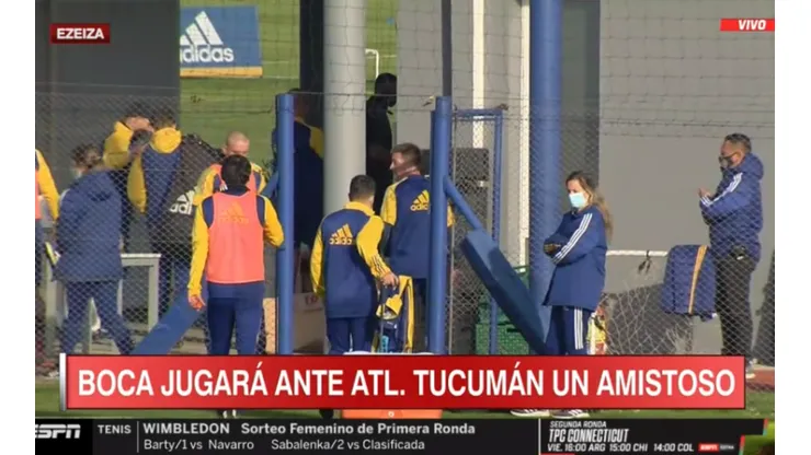 Magia intacta: Buffarini tiró una rabona antes de irse de Boca