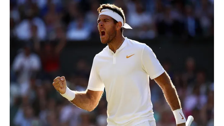 Juan Martín del Potro ilusionó a sus hinchas (Fuente: Getty Images)