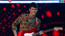 Joaquín Rey cantó una de Charly García y ningún jurado giró su silla.