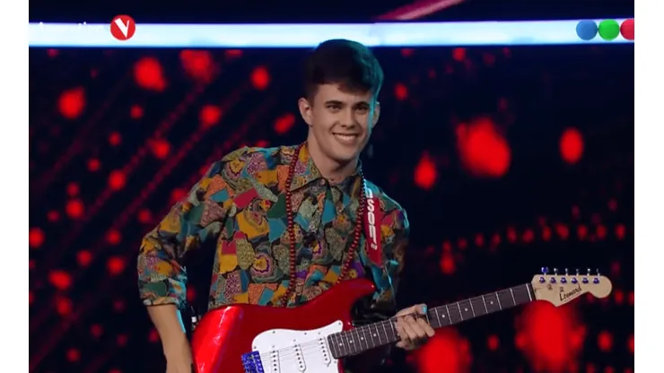 Joaquín Rey cantó una de Charly García y ningún jurado giró su silla.