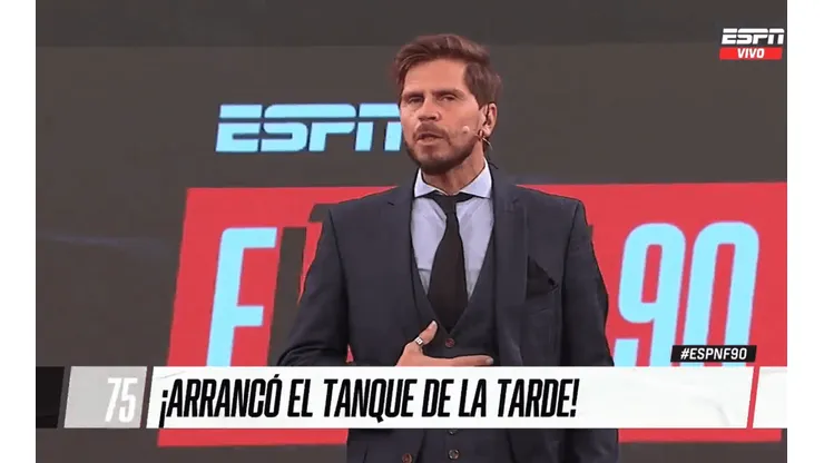 Sebastián Vignolo, duro con Jorge Bermúdez.