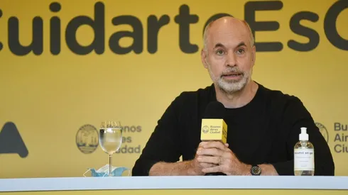 Horacio Larreta anunció en conferencia de prensa las nuevas medidas (Fuente: Gobierno de la Ciudad)
