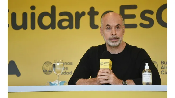 Horacio Larreta anunció en conferencia de prensa las nuevas medidas (Fuente: Gobierno de la Ciudad)