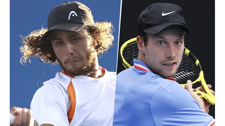 Marco Trungelliti vs. Botic van de Zandschulp por la qualy de Wimbledon (Foto: Getty Images).
