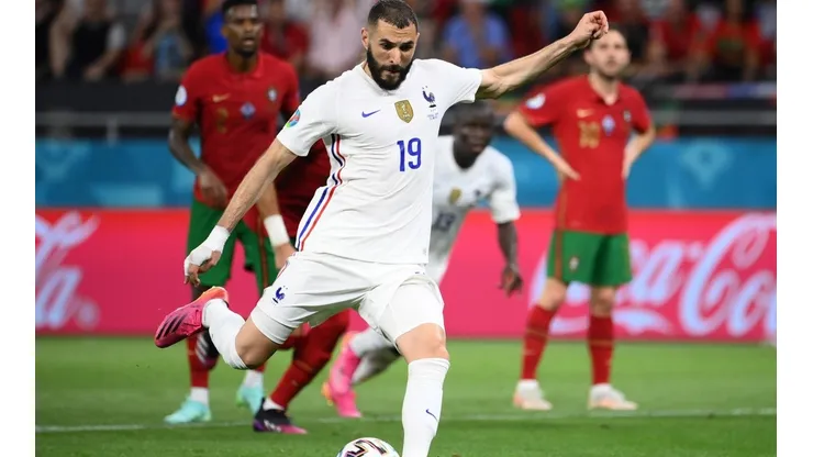 La ventaja duró poco: Benzema empató para Francia a finales del primer tiempo