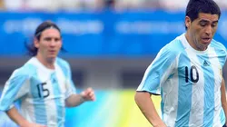 Lionel Messi y Juan Román Riquelme, dos de los protagonistas del 24 de junio. (Foto: Getty).