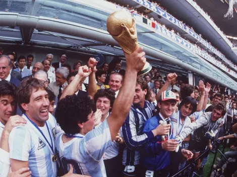 Sólo River no homenajeó a Diego Maradona por su gol a Inglaterra