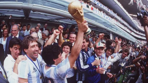 Sólo River no homenajeó a Diego Maradona por su gol a Inglaterra