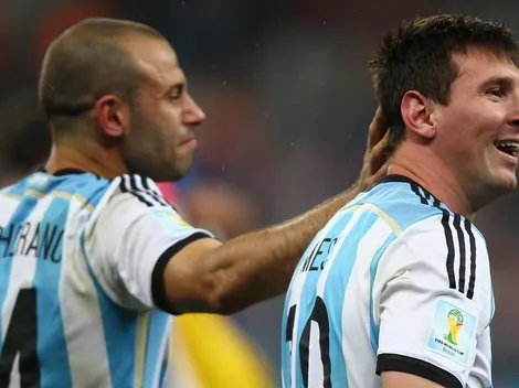 Argentina le ganó a Paraguay y Messi subió foto saludando a Mascherano