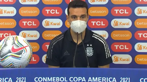 La única preocupación de Scaloni.