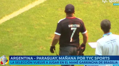 El curioso momento que capturó TyC Sports en Brasilia