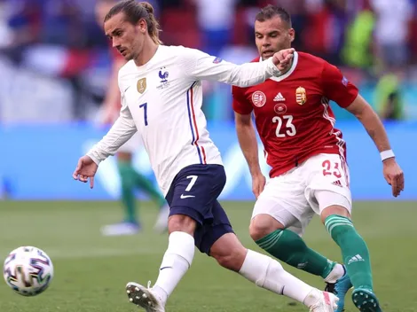 Casi batacazo: Hungría le ganaba a Francia pero gracias a Griezmann todo terminó igualado