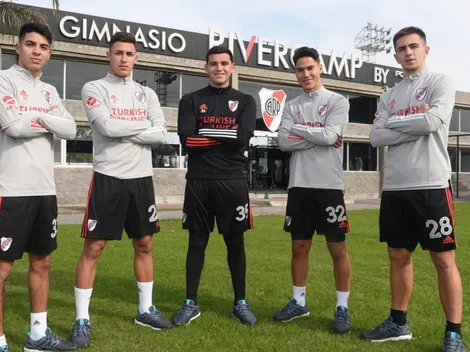 El tuit de River para los cinco juveniles que harán la pretemporada