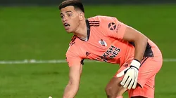 Alan Díaz, el día que debutó en La Bombonera.