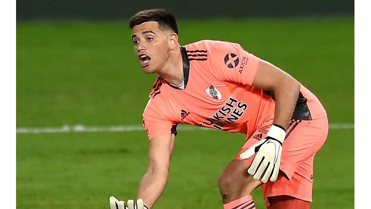 Alan Díaz, el día que debutó en La Bombonera.