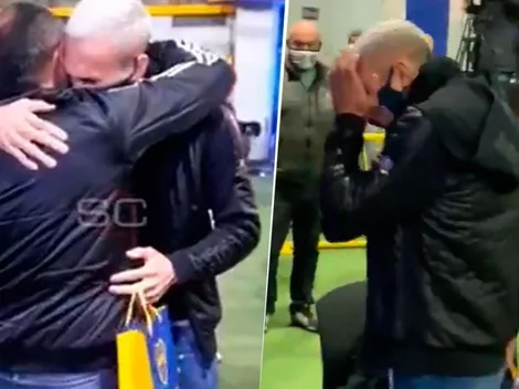 Video: terminó su presentación en Boca y Briasco se largó a llorar como un nene